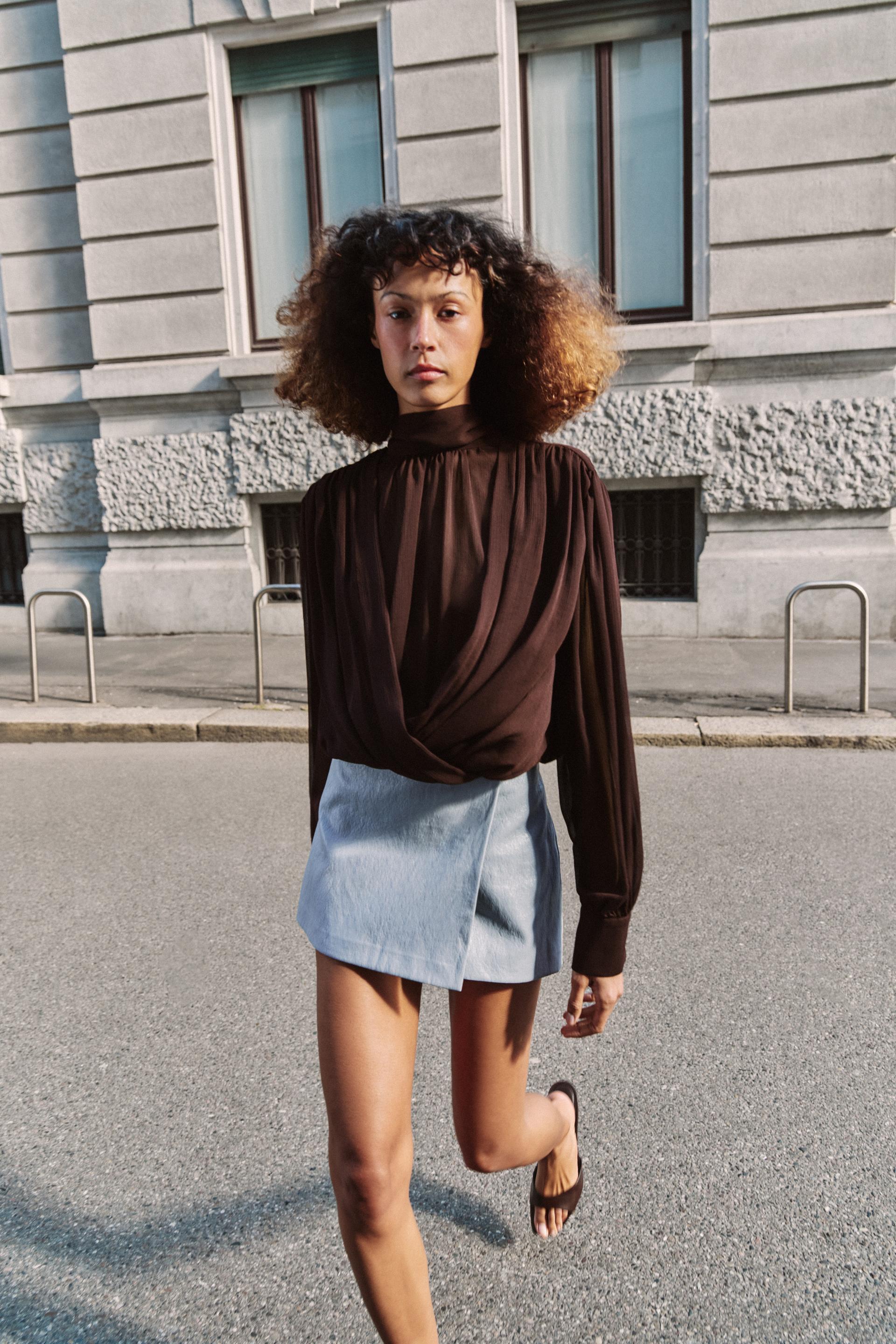 Bianca | Draped Blouse
