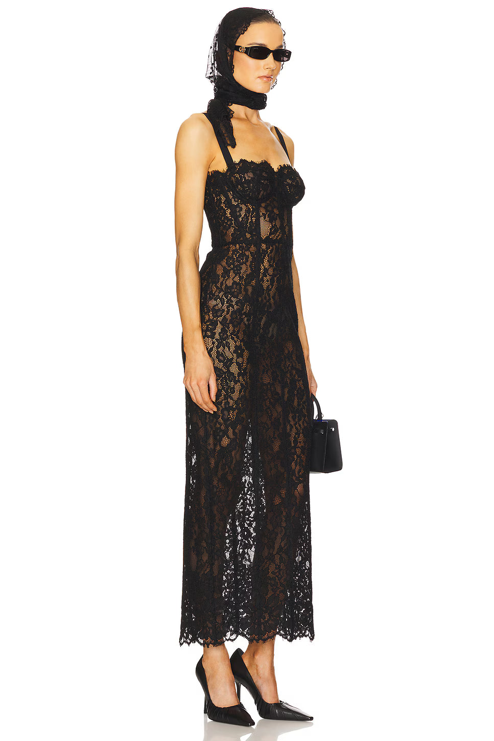 Aria | Lace Column Dress