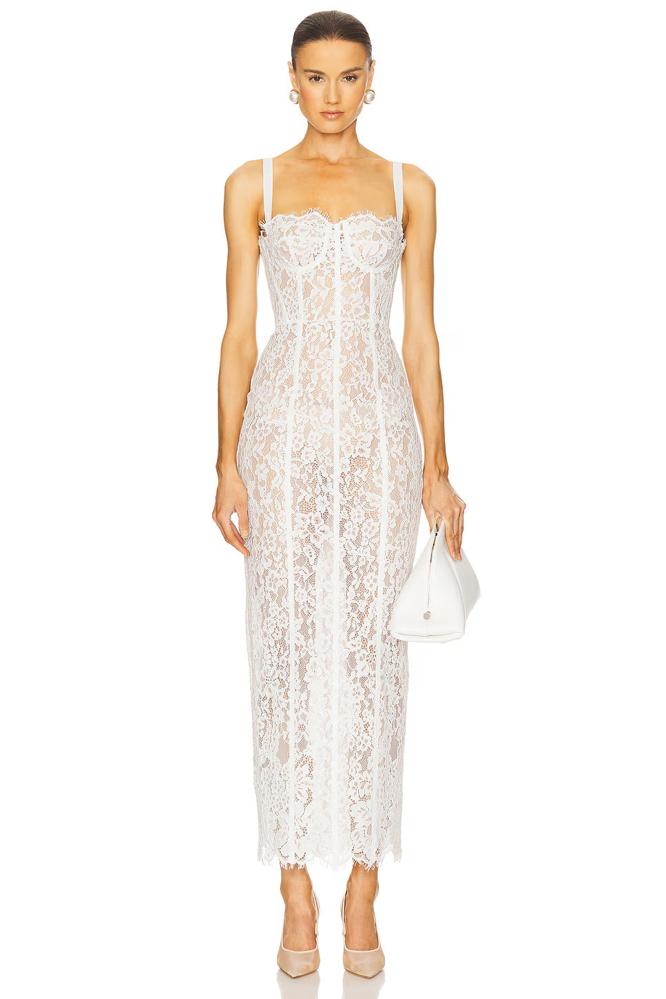 Aria | Lace Column Dress