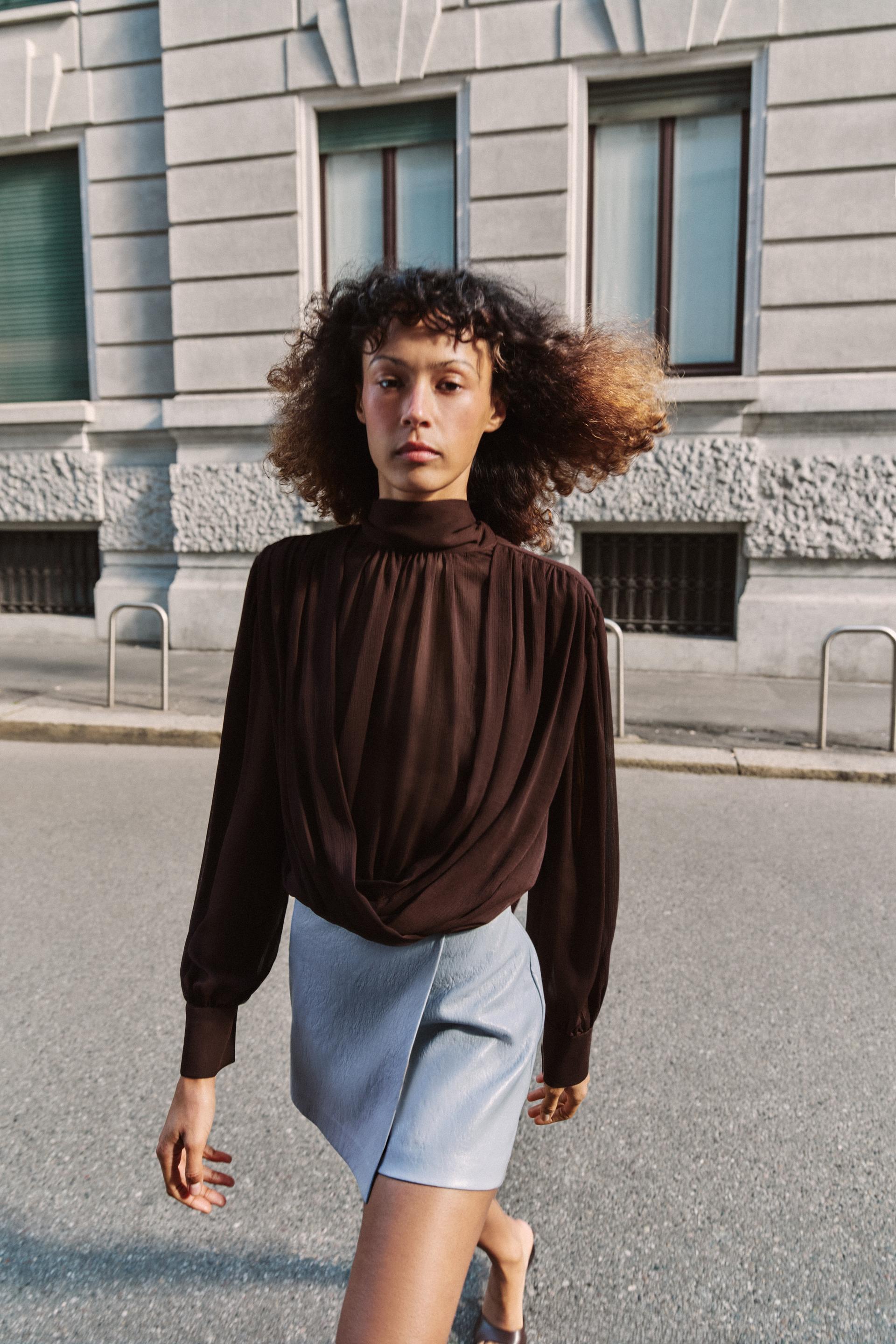 Bianca | Draped Blouse