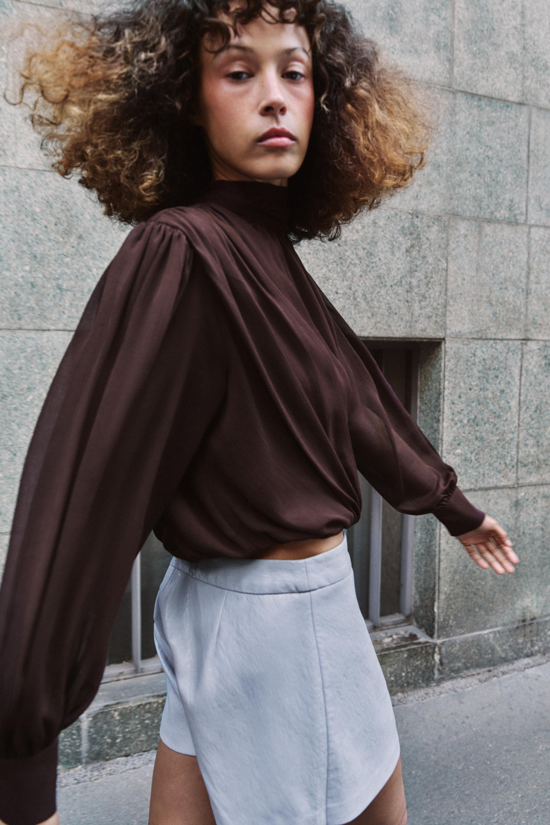 Bianca | Draped Blouse