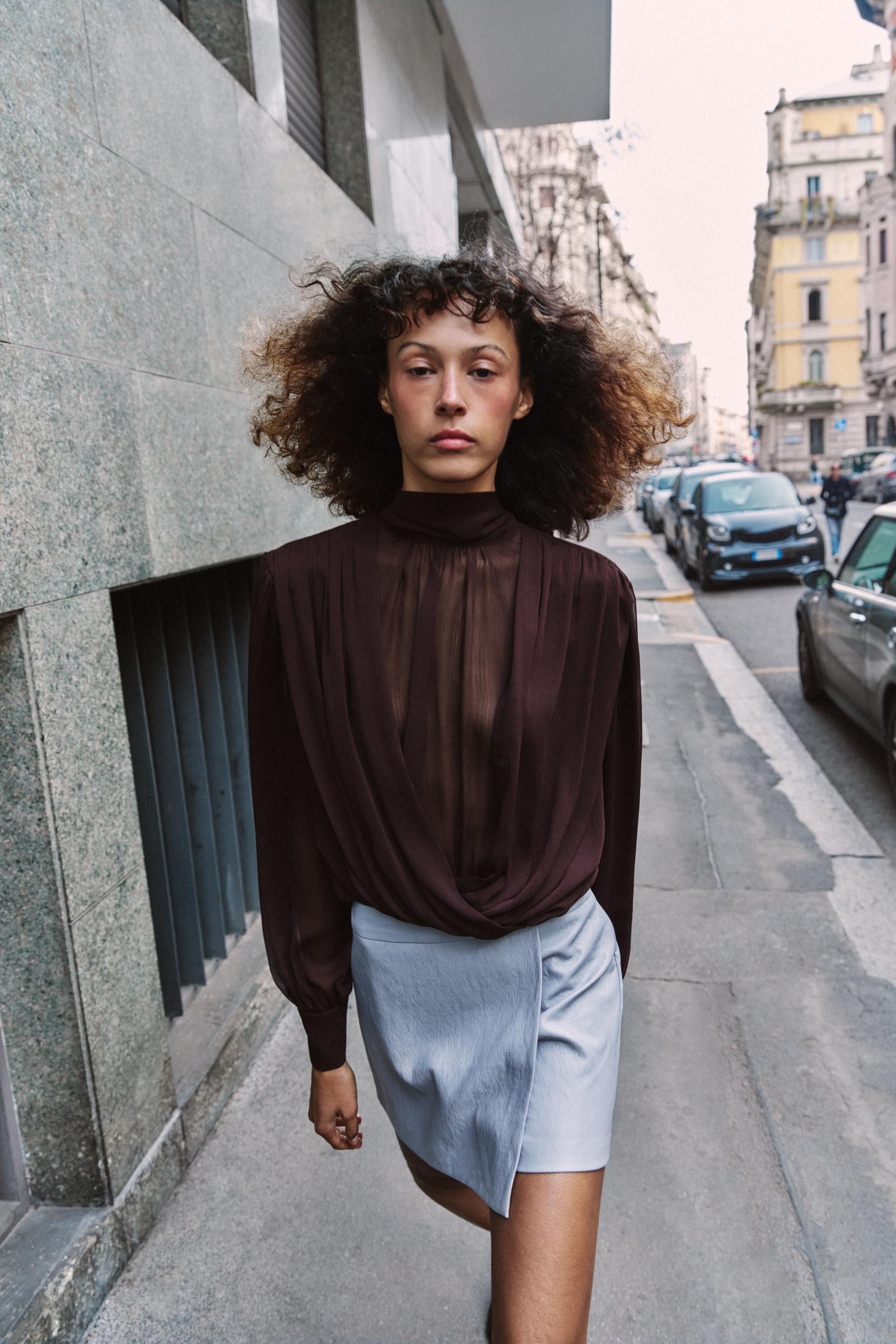 Bianca | Draped Blouse