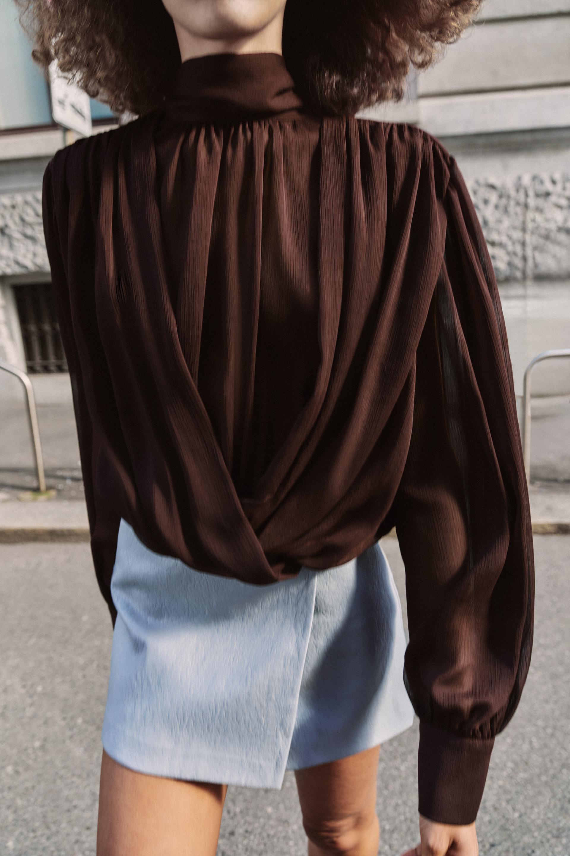 Bianca | Draped Blouse