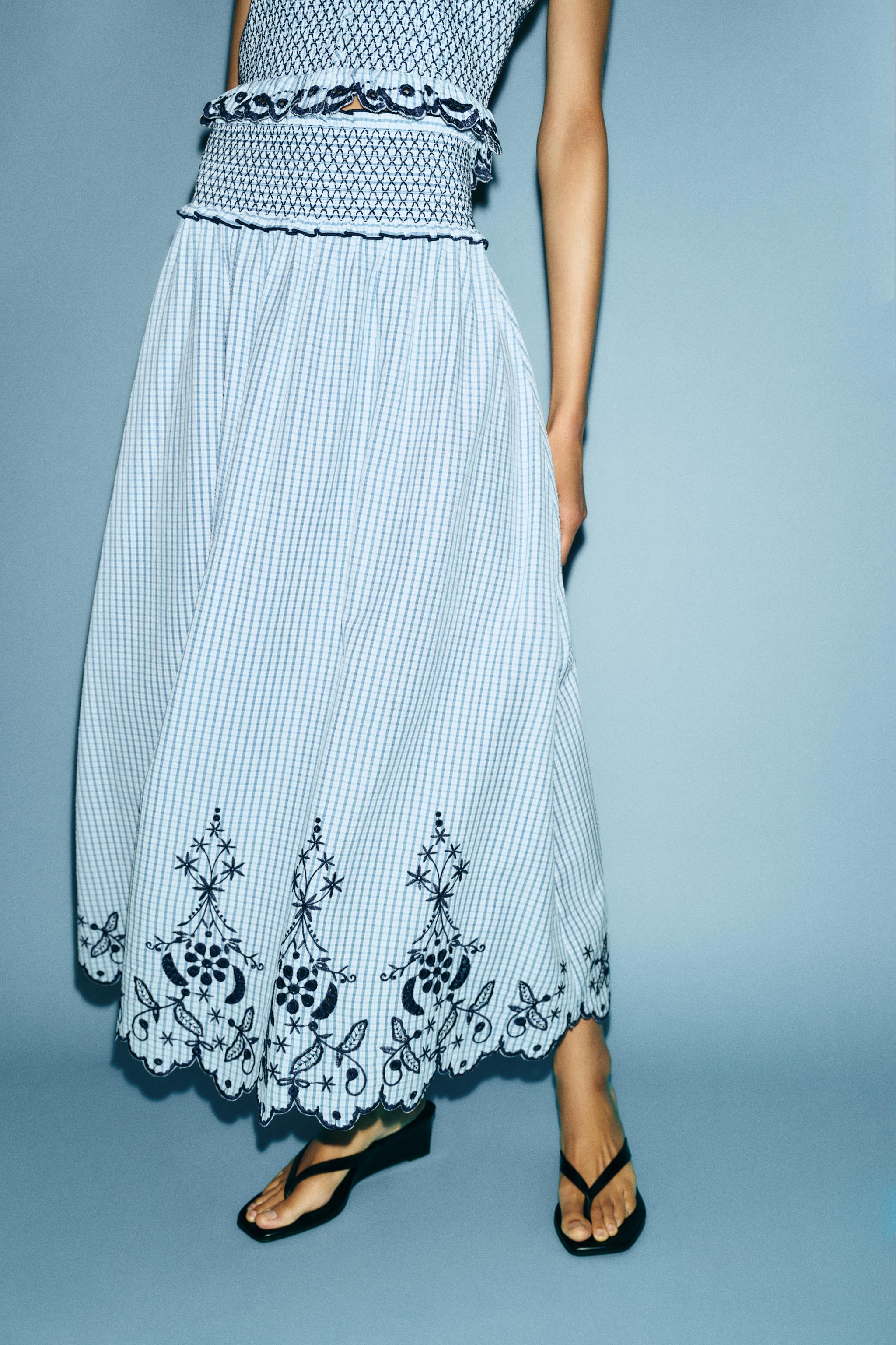 Celia | Embroidered Midi Set
