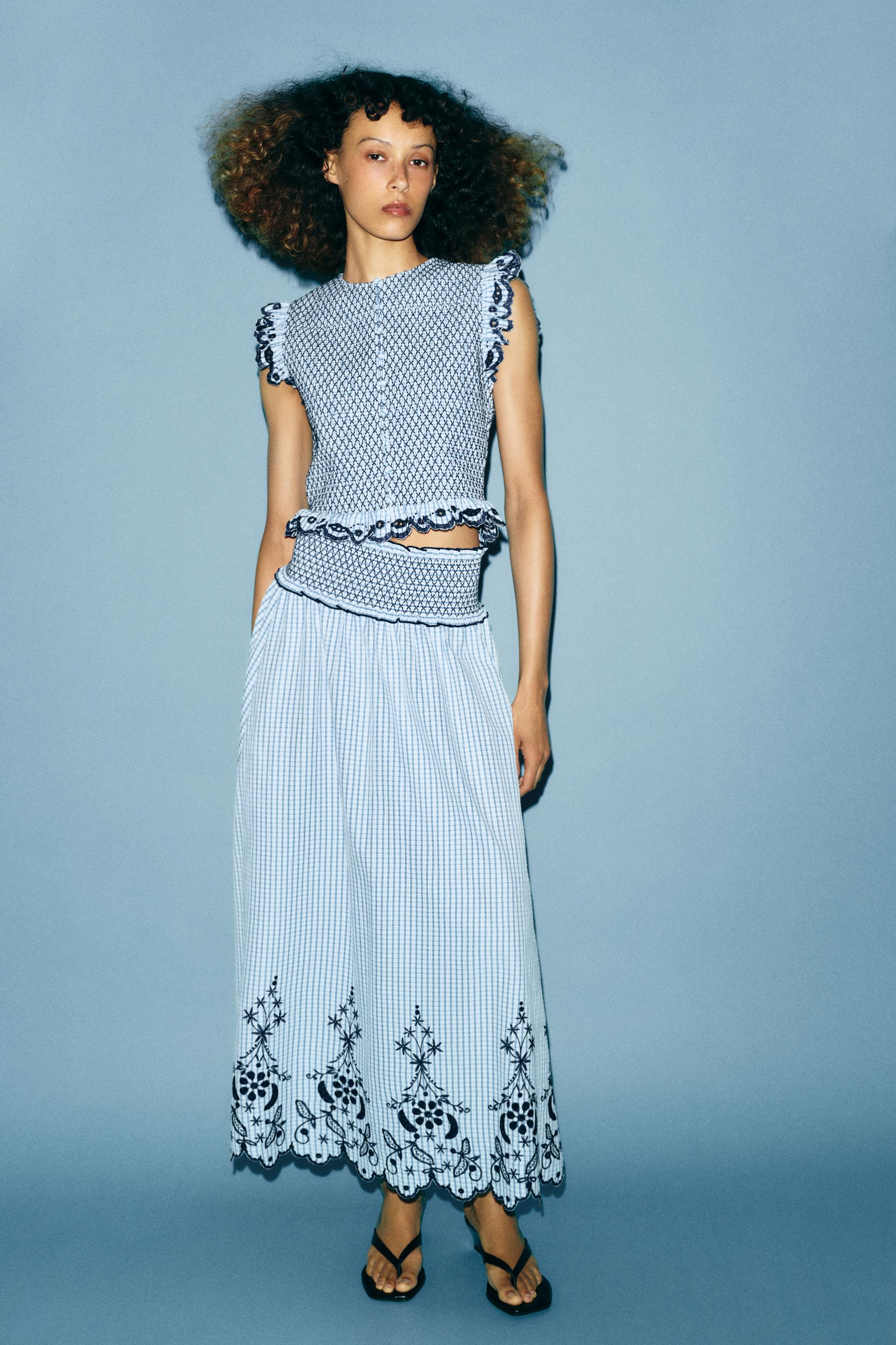 Celia | Embroidered Midi Set