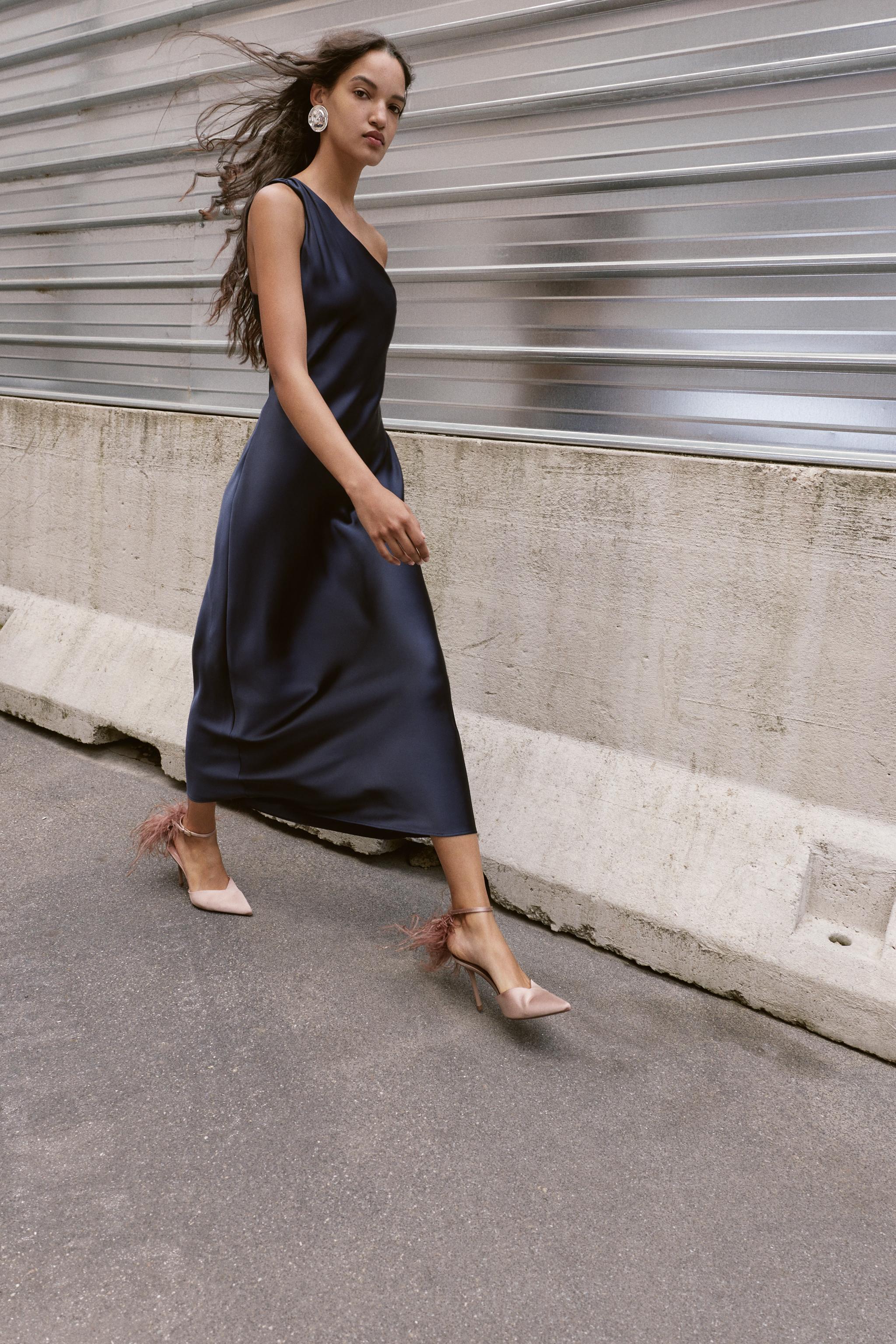 Maya | Satin Midi Dress