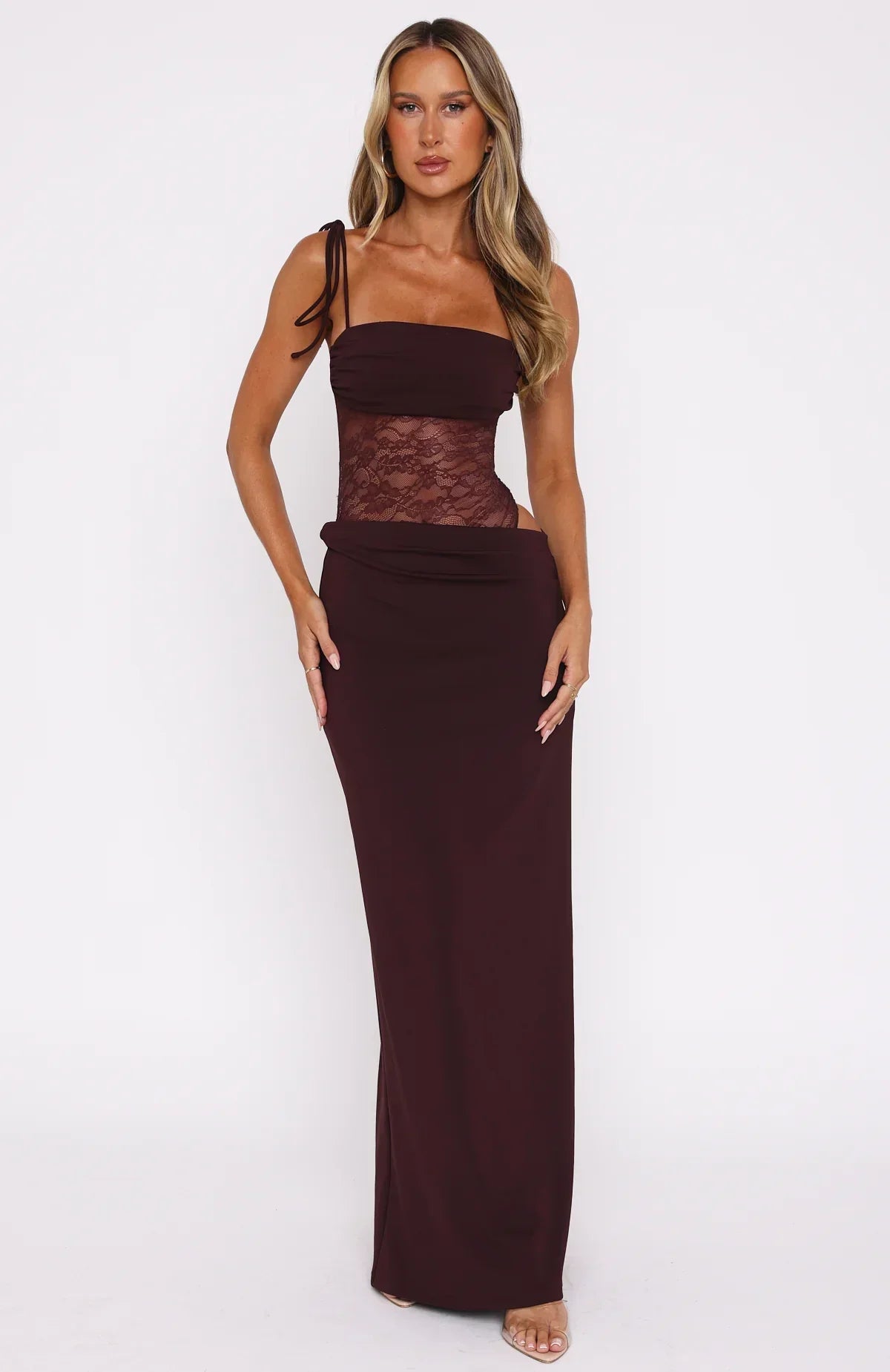 Emilia | Lace maxi dress