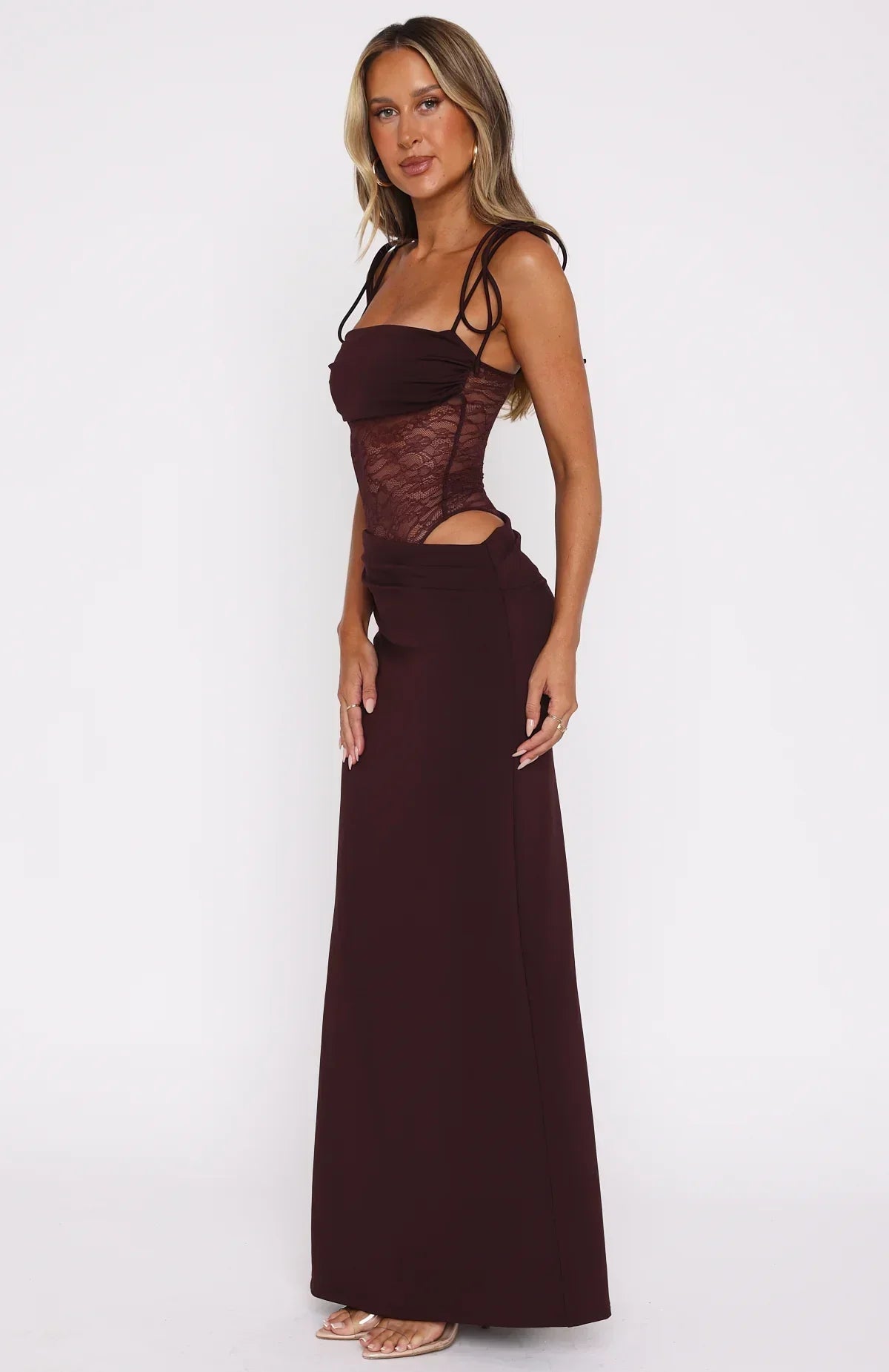 Emilia | Lace maxi dress