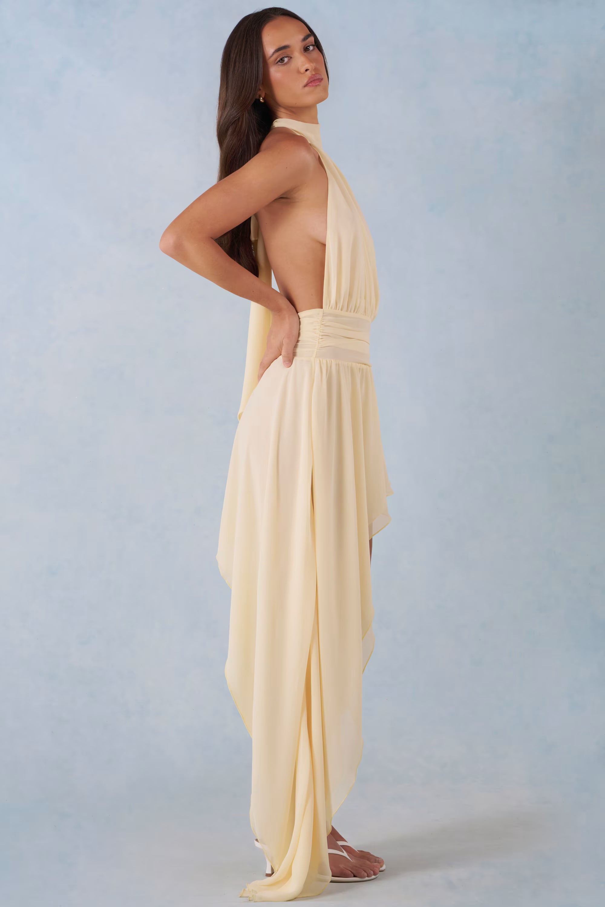 Victoria | Draped Maxi Dress