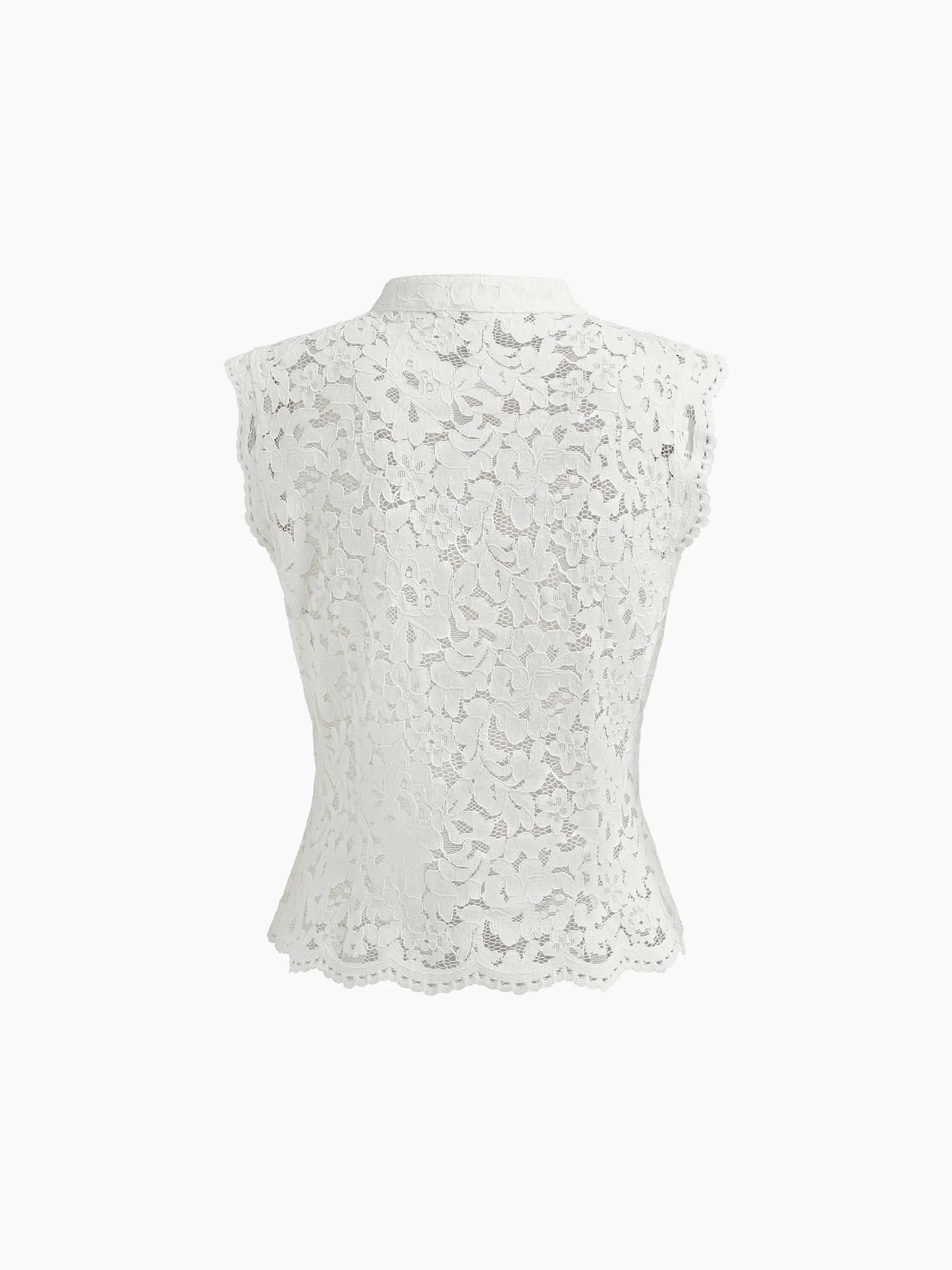Ruby | Guipure Top