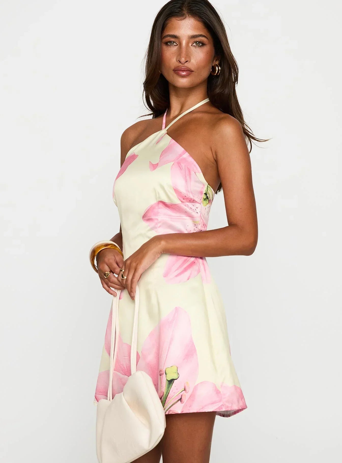 Sadie | Halter Mini Dress