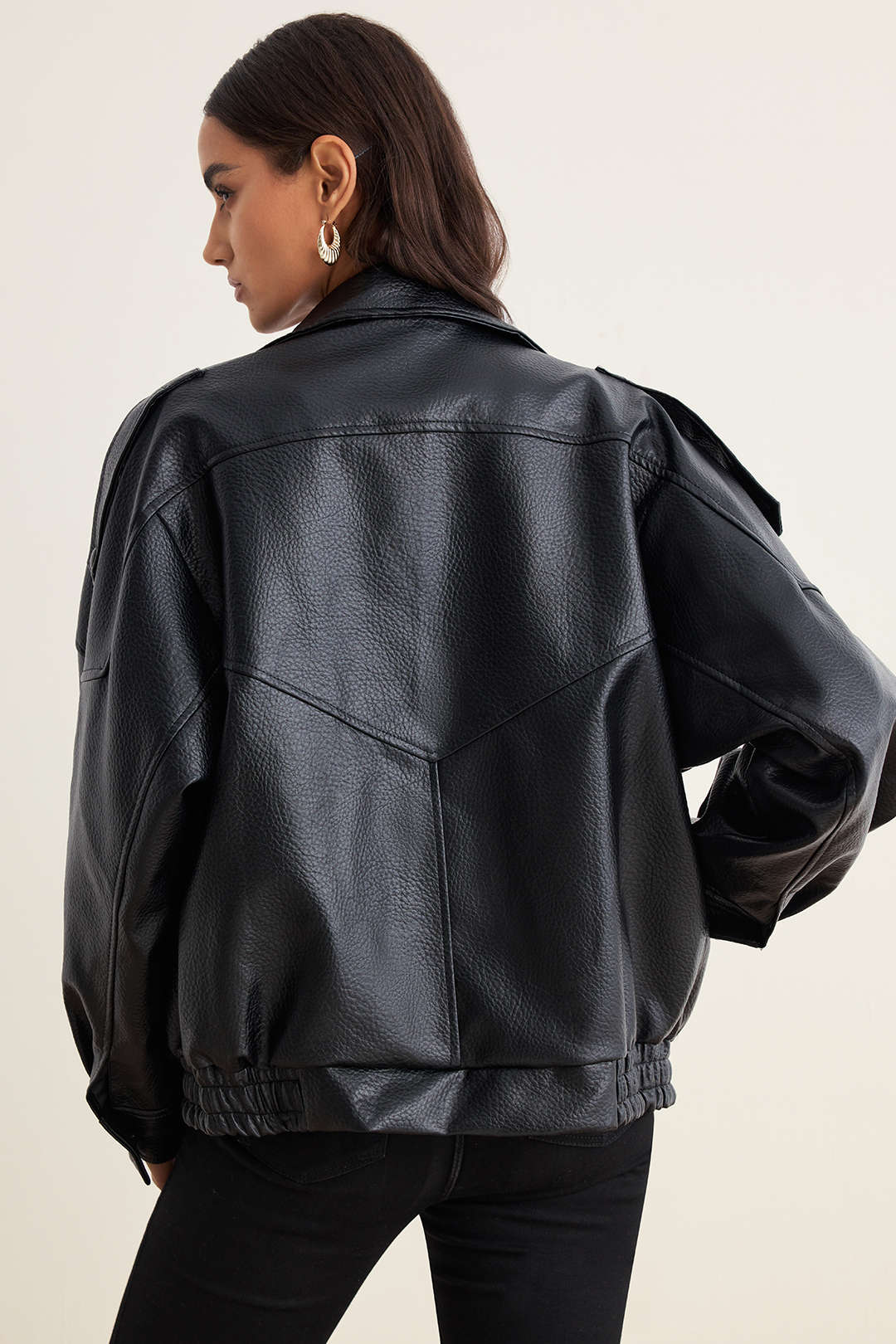 Stella | Faux Leather Jacket