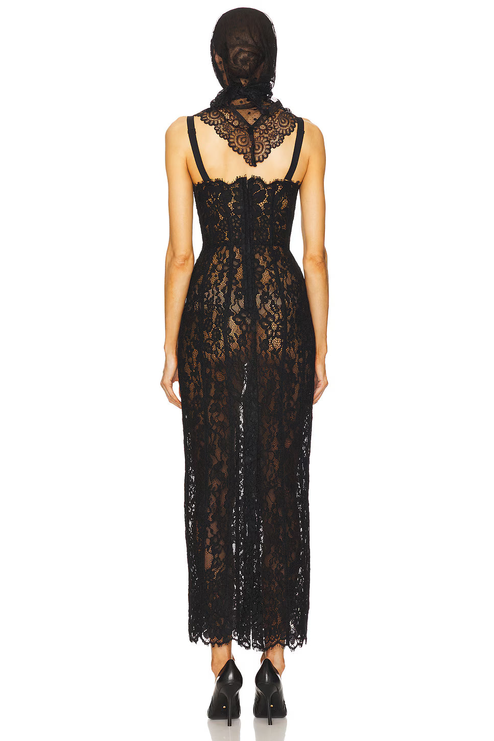 Aria | Lace Column Dress