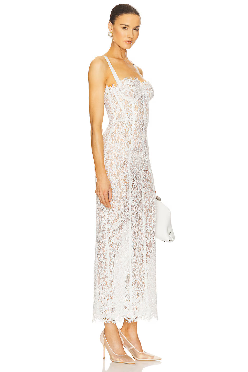 Aria | Lace Column Dress